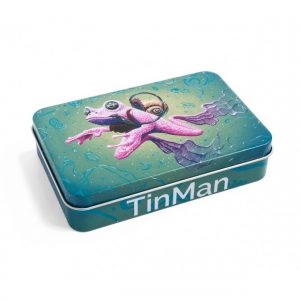 Cutie metalica, REAL LEAF - FROG, 13 x 8,5 x 3 cm