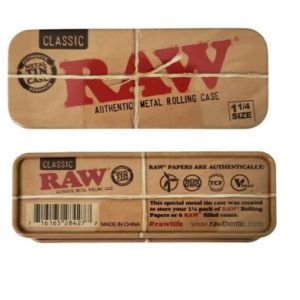 Cutie depozitare foite tutun 1¼, Raw metalica