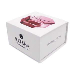 Grinder metalic Katana, Pink 2 parti - 60mm