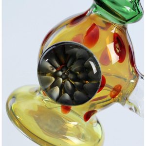 Bubbler sticla cu floare, 160mm Inaltime