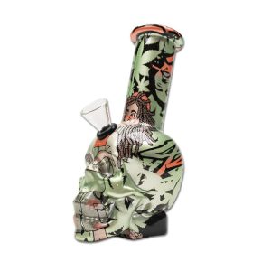 Bong Sticla Mini, Glow in the Dark, 155mm Inaltime